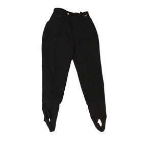 Eddie Bauer Nylon Wool Blend Black Hiking Pants with Stirrups